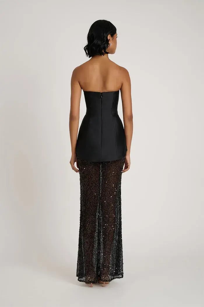 Eliya The Label Nerissa Maxi Dress Black Size XS/AU 6 photo 2