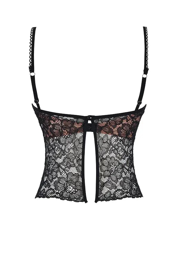 House Of CB Jacinta Black Lace Cami Top in Black Size AU 6 photo 6