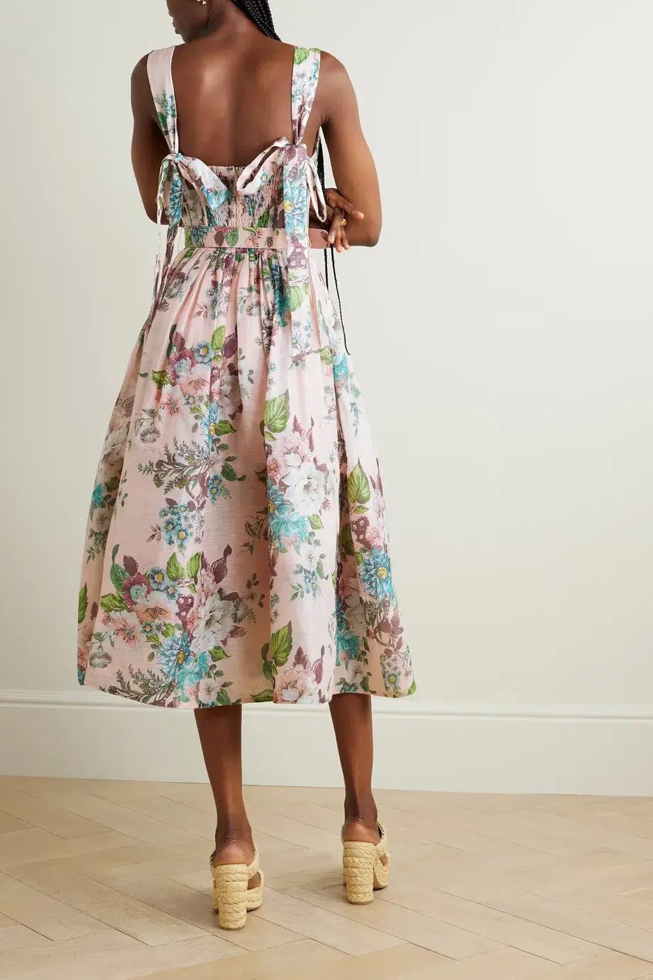 Zimmermann Matchmaker Midi Dress Floral Size 1 / AU 10 photo 2