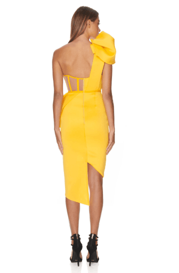 Eliya The Label-  Fleur Dress (Canary Yellow) Size 6 photo 3