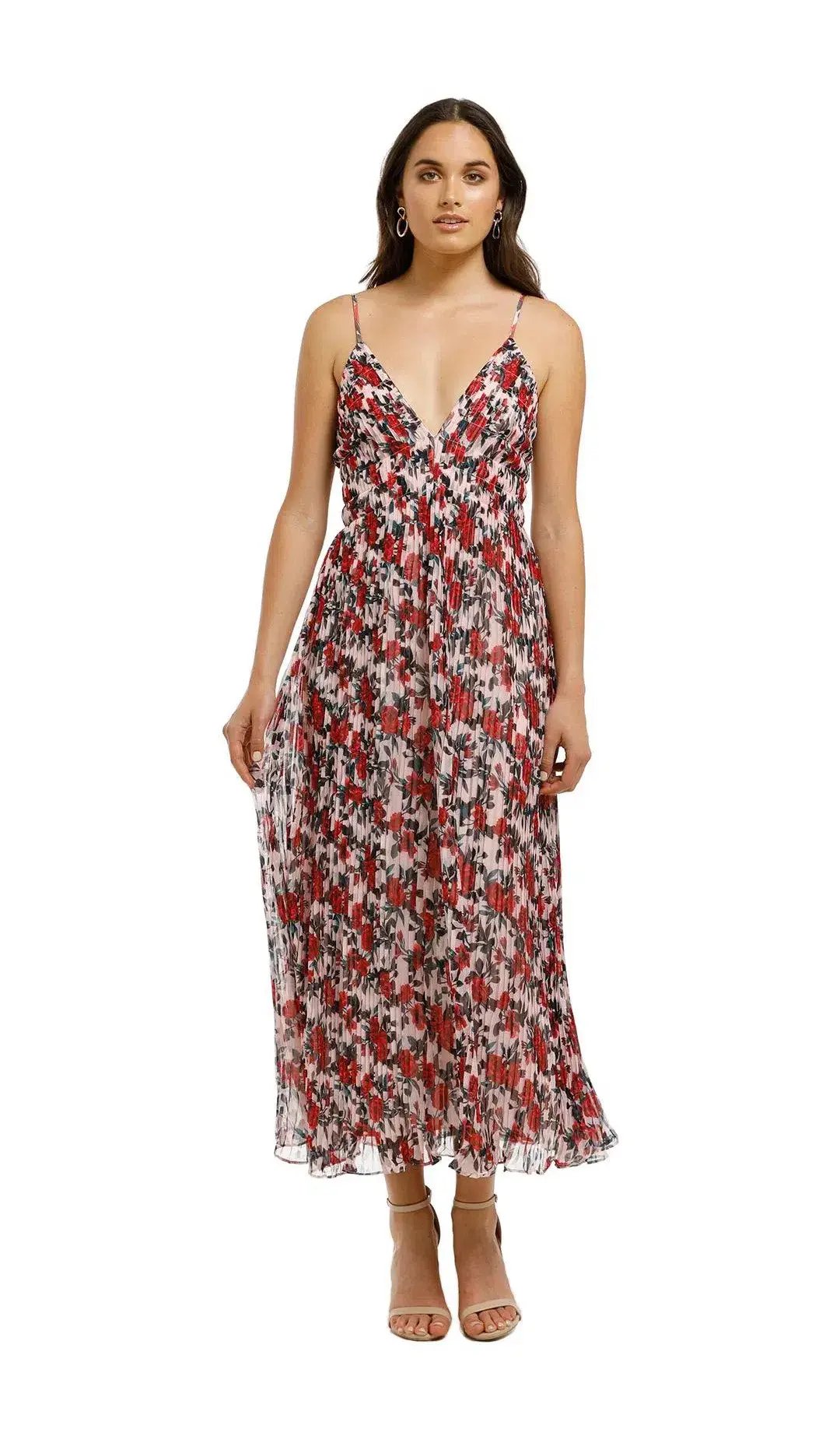 Talulah Roseto Midi Dress Floral Size XXS/Au 4 photo 3