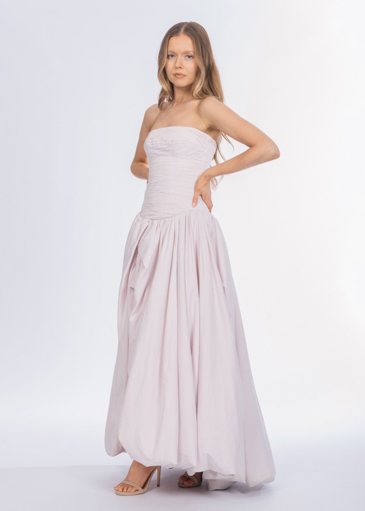 Violette Bubble Dress in Pastel Pink photo 4