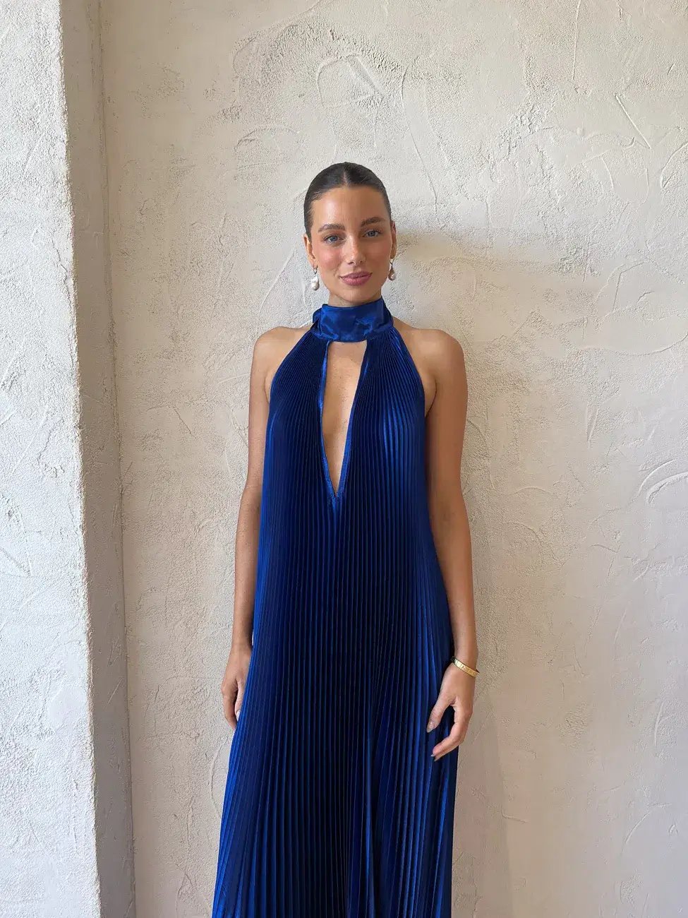 L'Idee Opera Gown in Regal Blue Size 10 / M photo 5