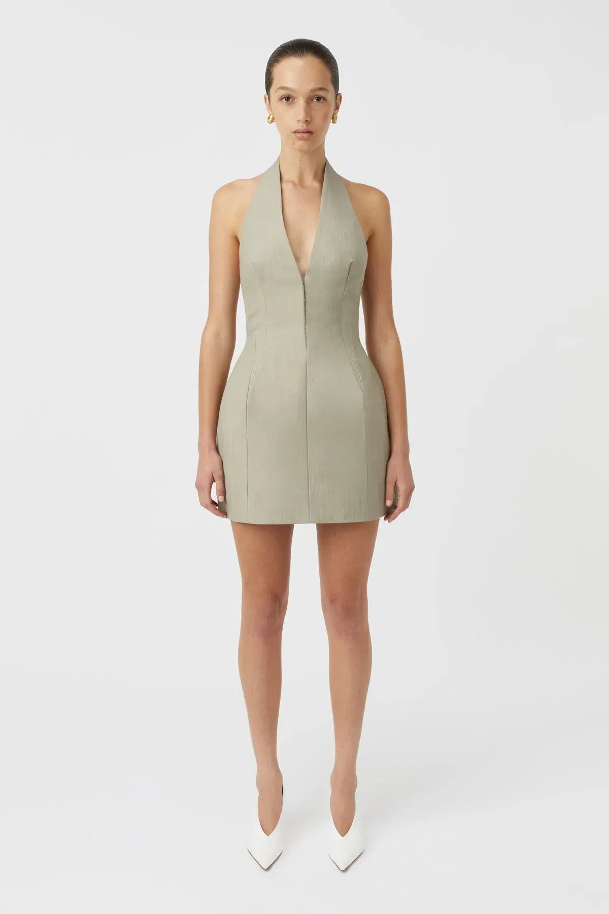 Camilla and Marc Pompidou Mini Dress Light Brown Size 10 photo 4