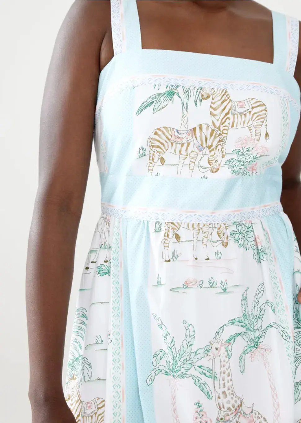 Binny Lake Malawi Midi Dress Print Size 8 photo 2