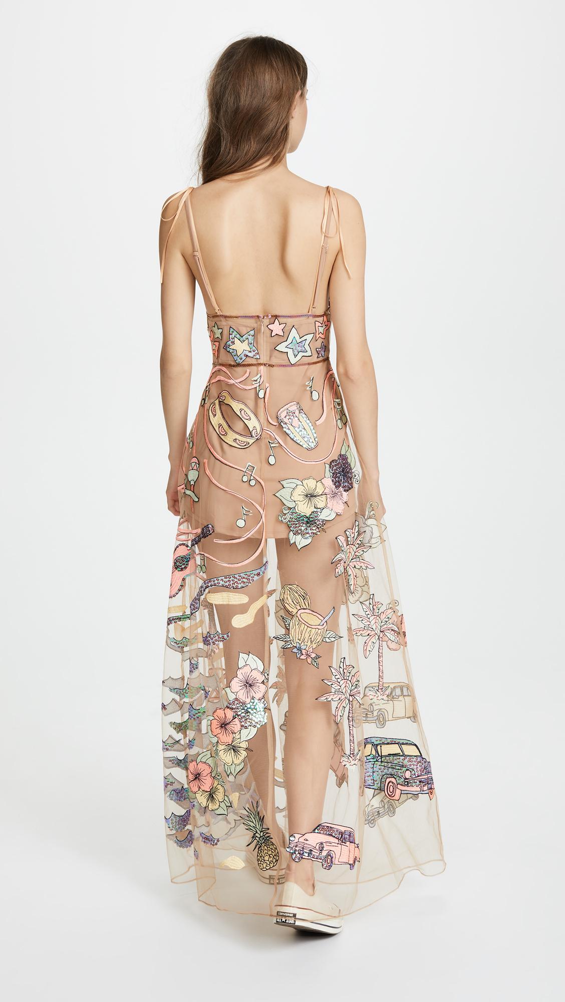 For Love And Lemons Cuba Embroidered Dress Size Small photo 4