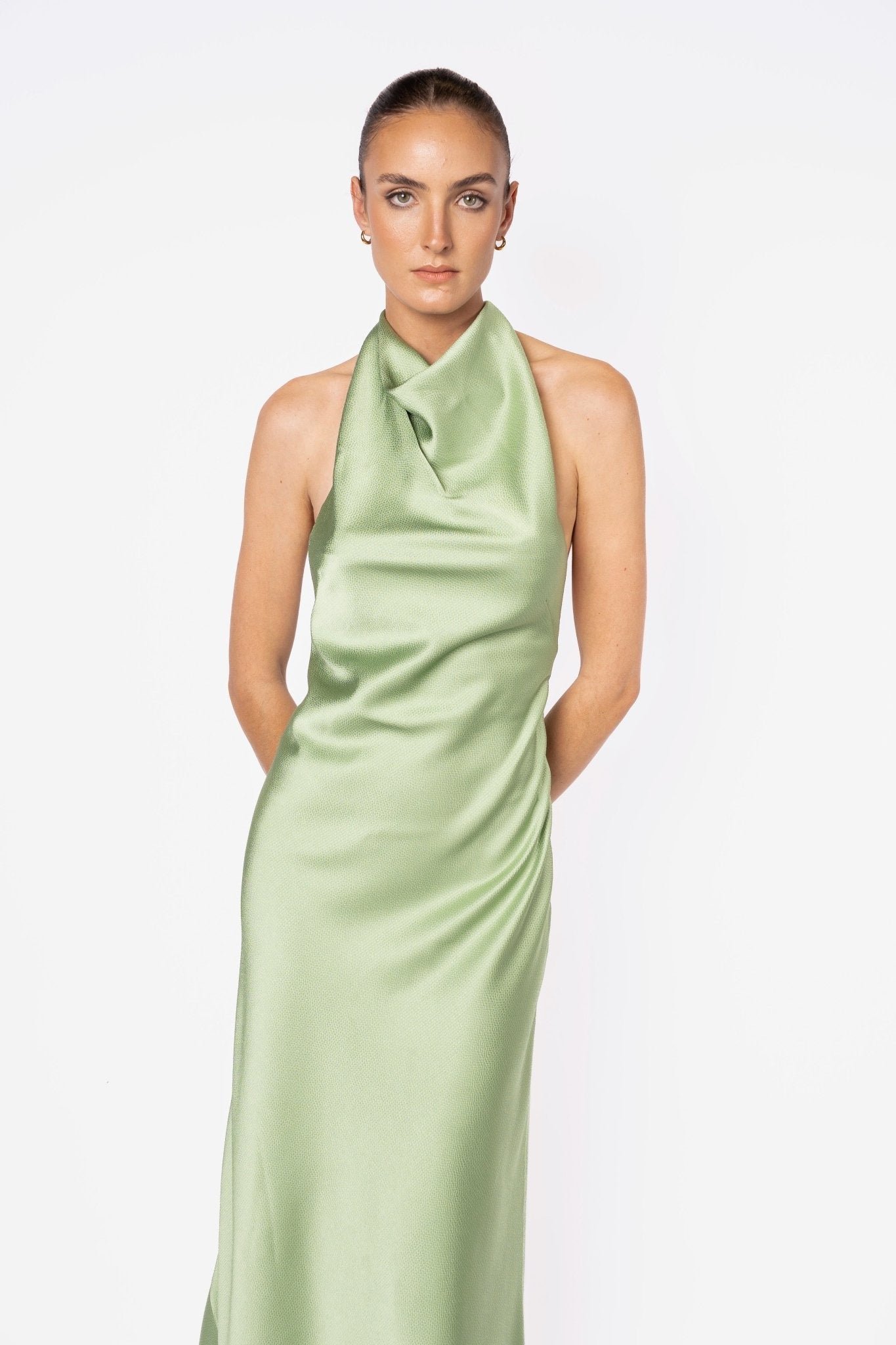ONE FELL SWOOP KRISTINA DRESS - BANKSIA photo 4