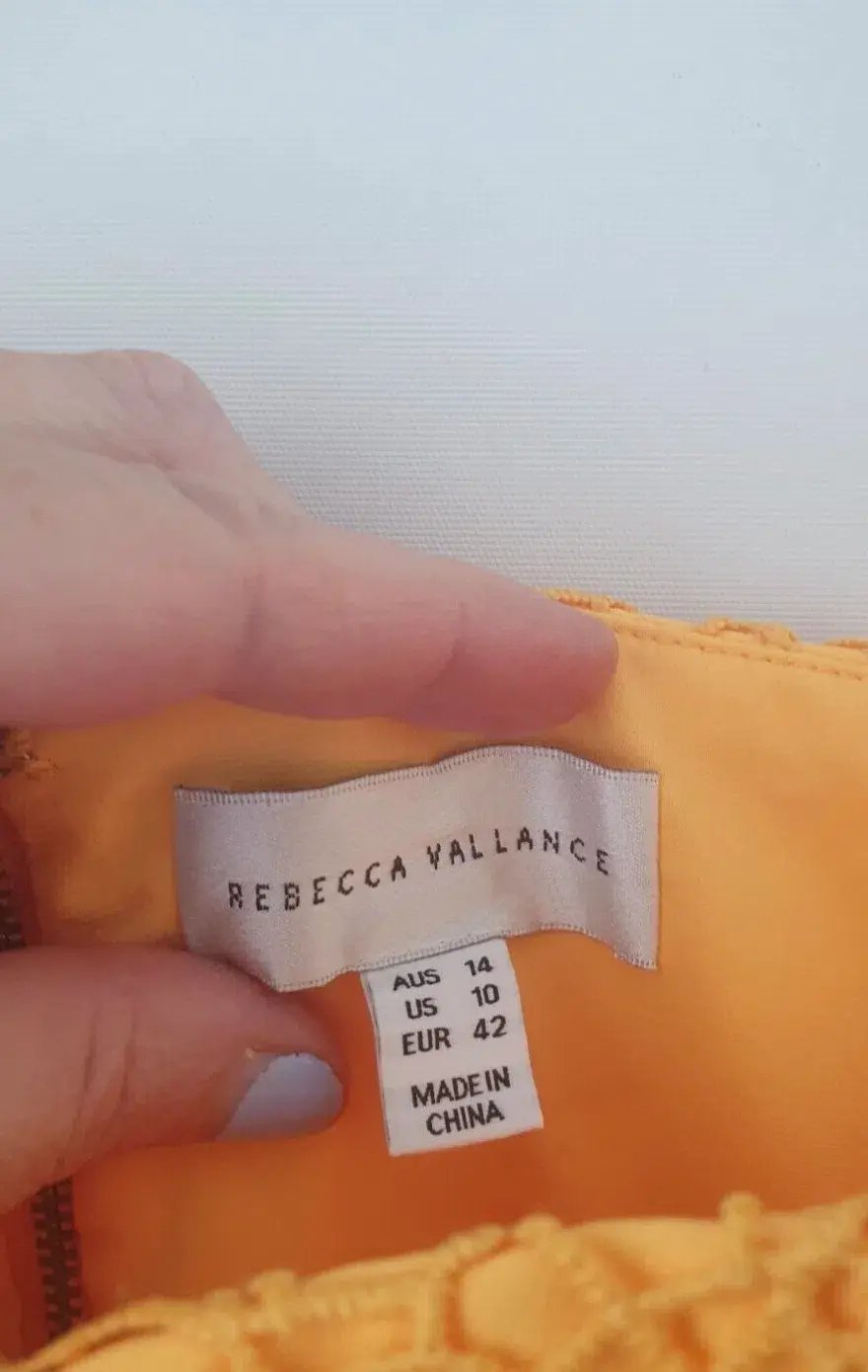 Rebecca Vallance Baha Dress Saffron Yellow In AU 14 US 10 EUR 42 photo 5