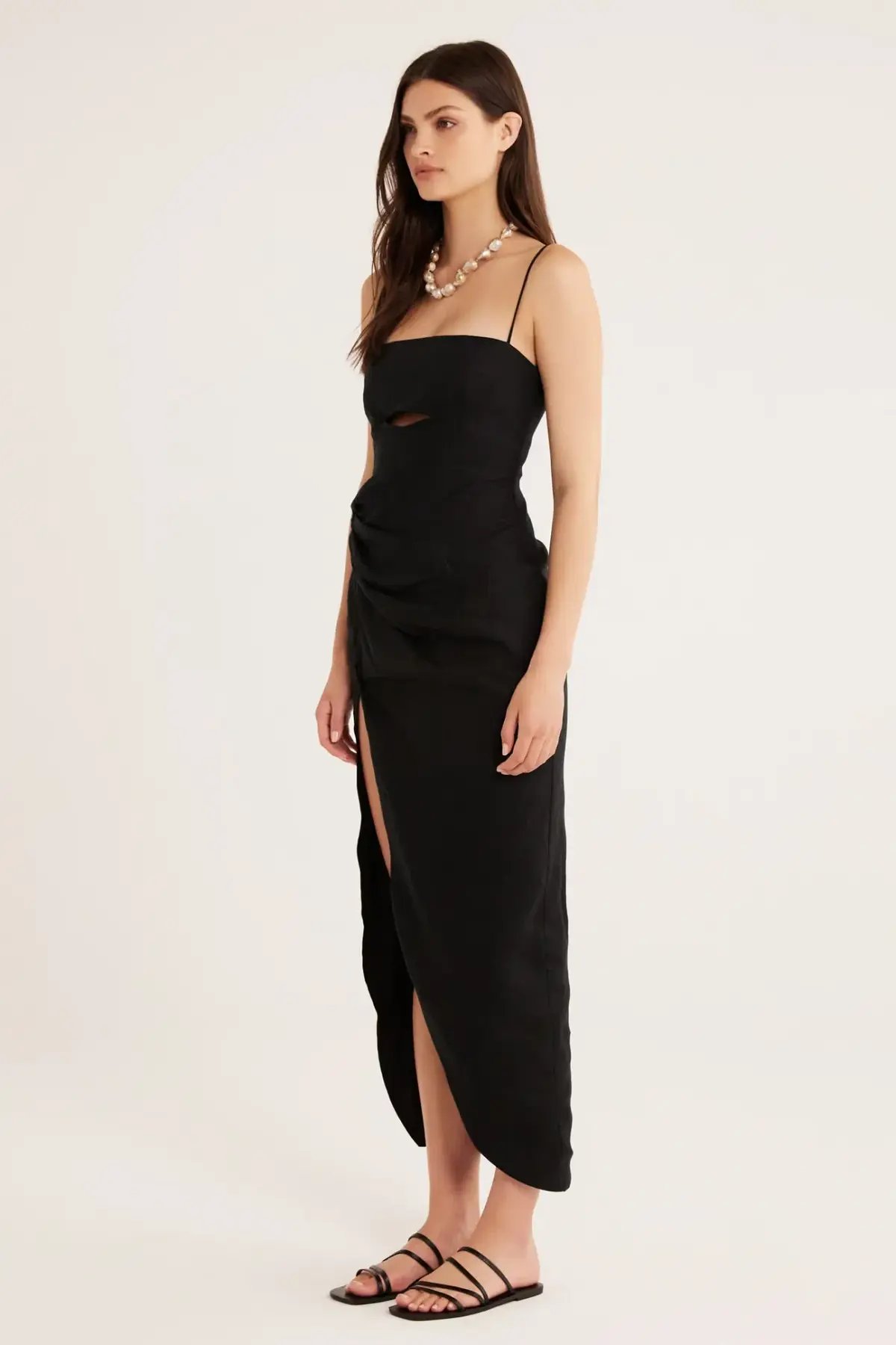 Rumer The Label Bronte Maxi Dress in Black Size S / Au 8 photo 4