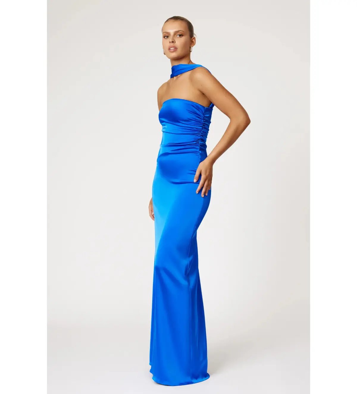 Studio Lexi Dominic Maxi Dress Cobalt Size 12 photo 3