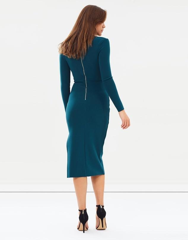 Bec and Bridge L/S Tasha Midi Dress - Emerald Green photo 4