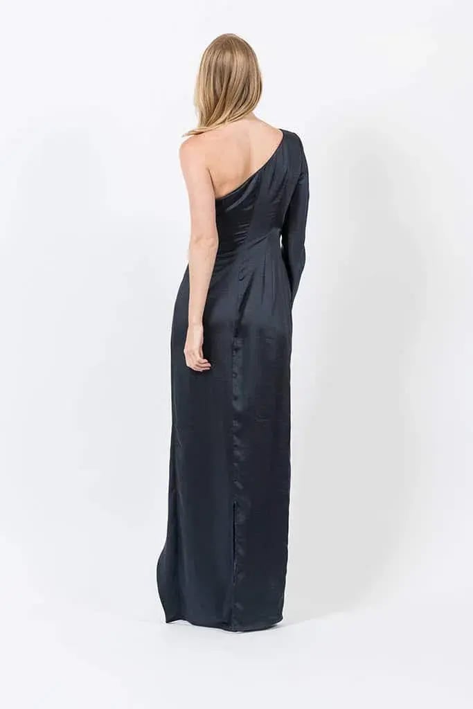 One Fell Swoop Scarlett Gown in Navy Size 8 photo 3