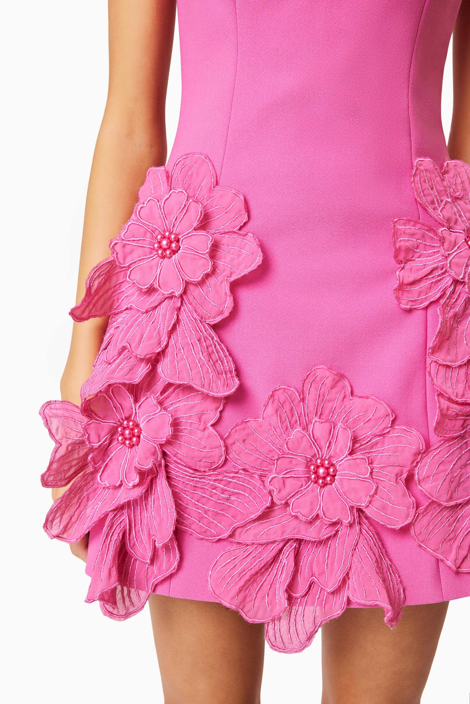 ELLIATT JANELLE MINI DRESS - FUCHSIA photo 6