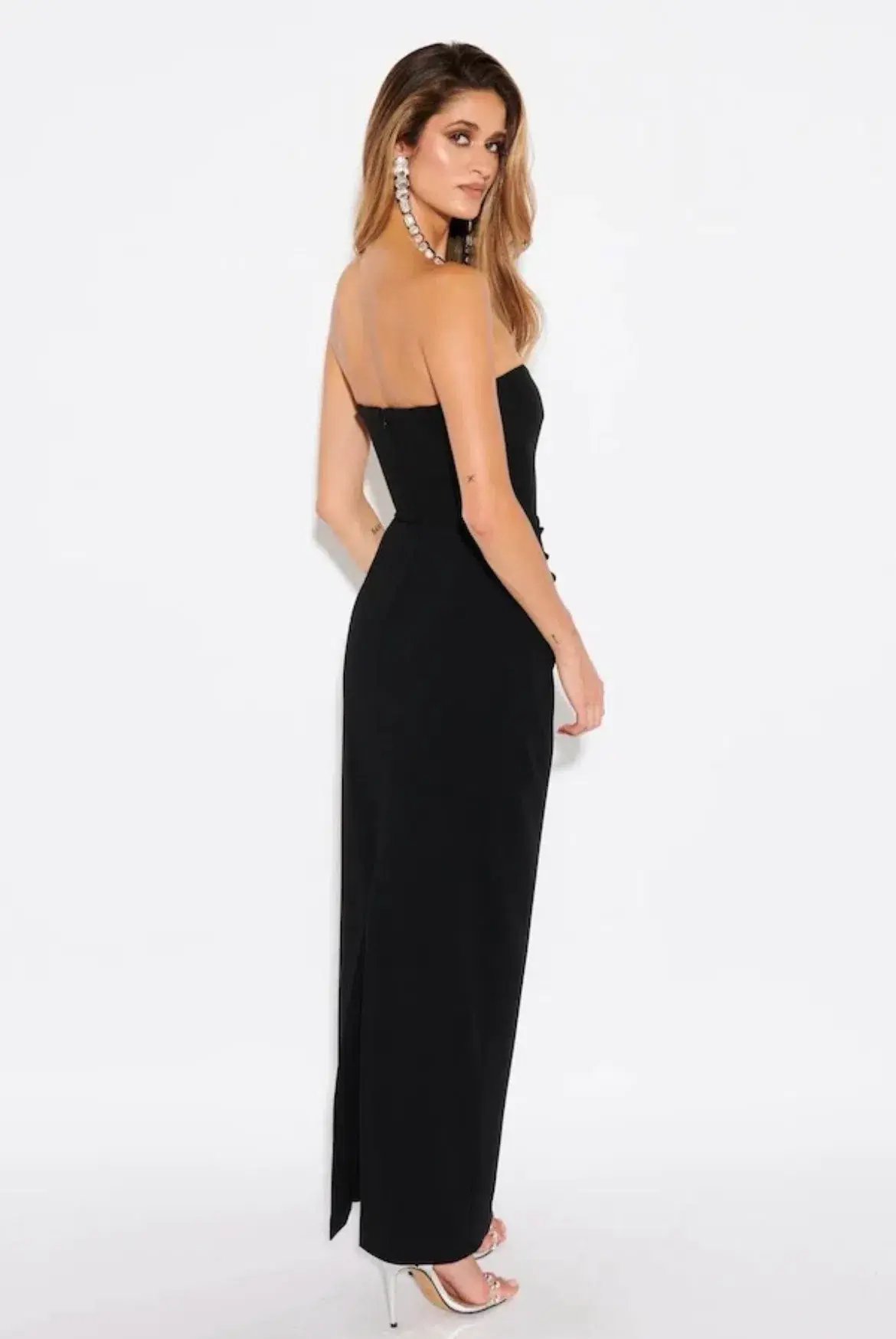 Effie Kats Sierra Gown Black Size S/Au 8 photo 2
