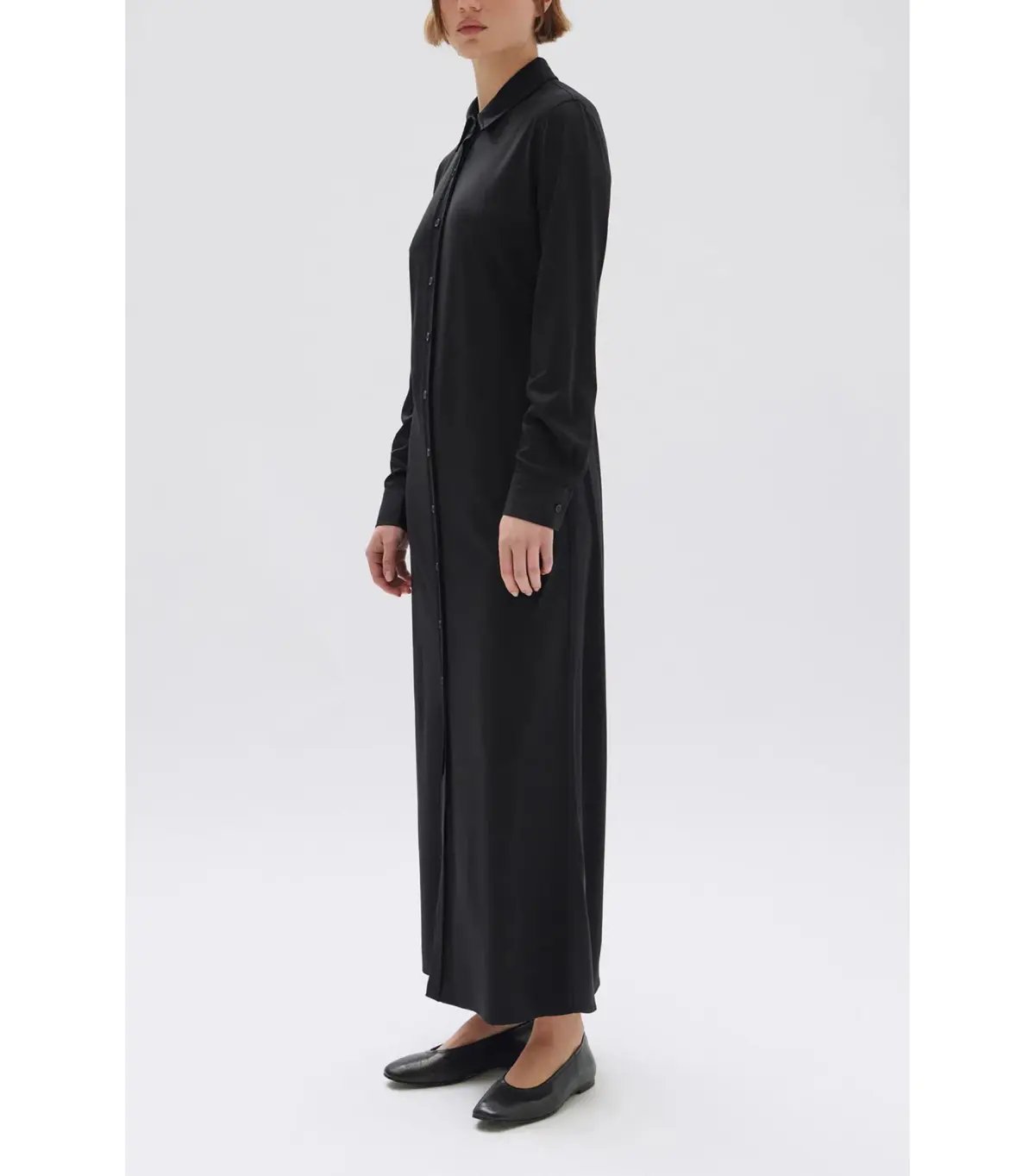 Assembly Label Mallory Knit Midi Dress Black Size AU 10 photo 2