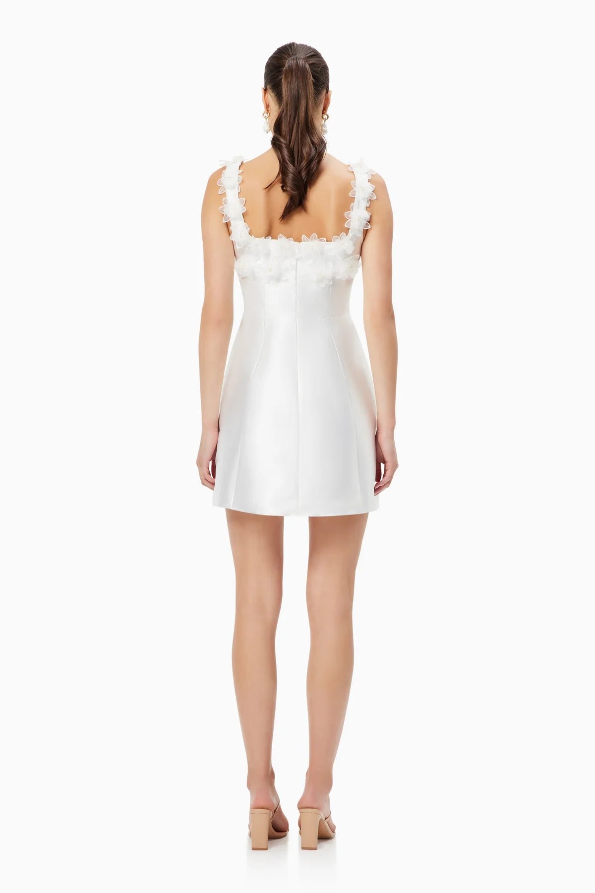 ELLIATT ELDER DRESS - WHITE photo 5