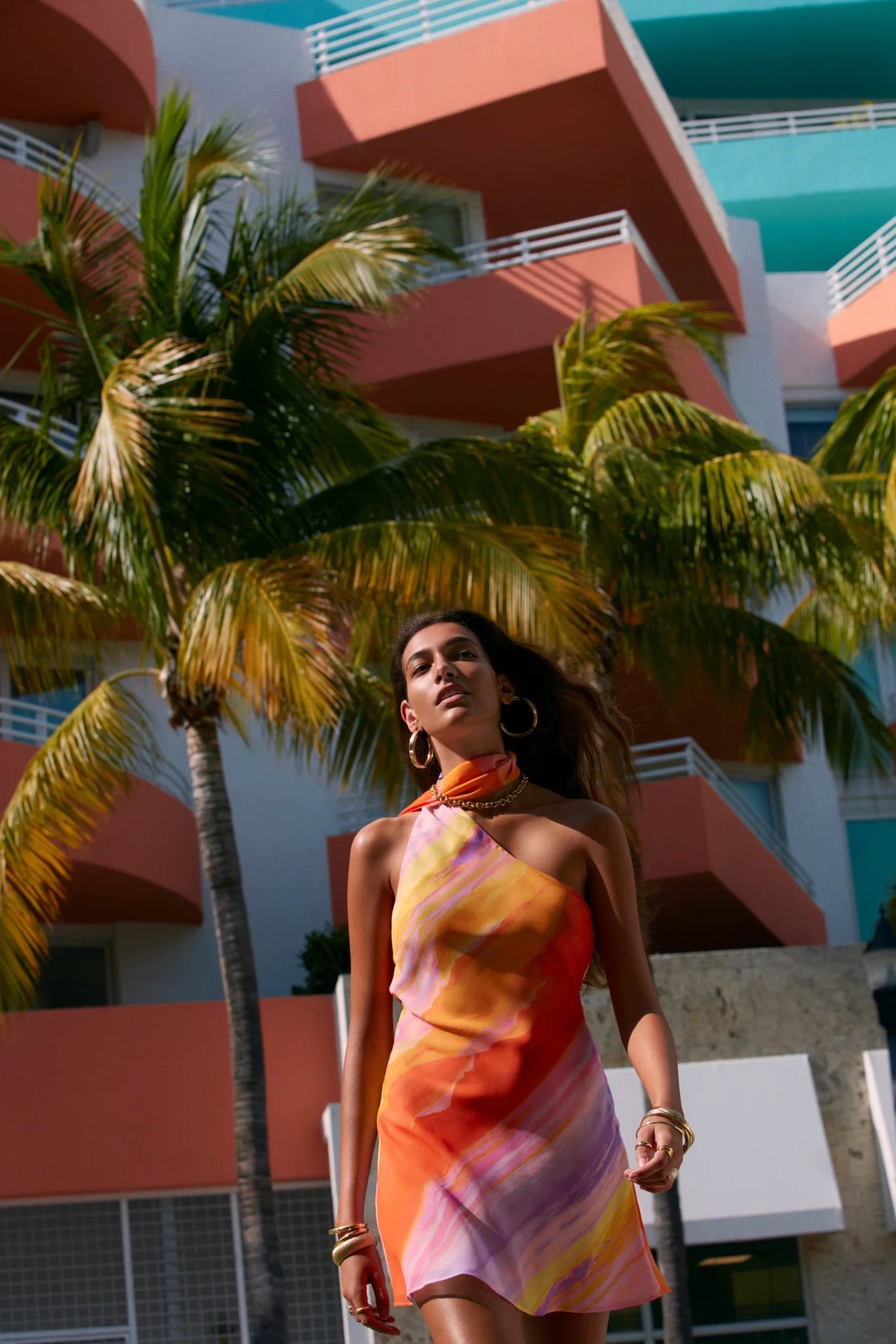 FOR LOVE & LEMONS SUNNY MINI DRESS - MULTI photo 7