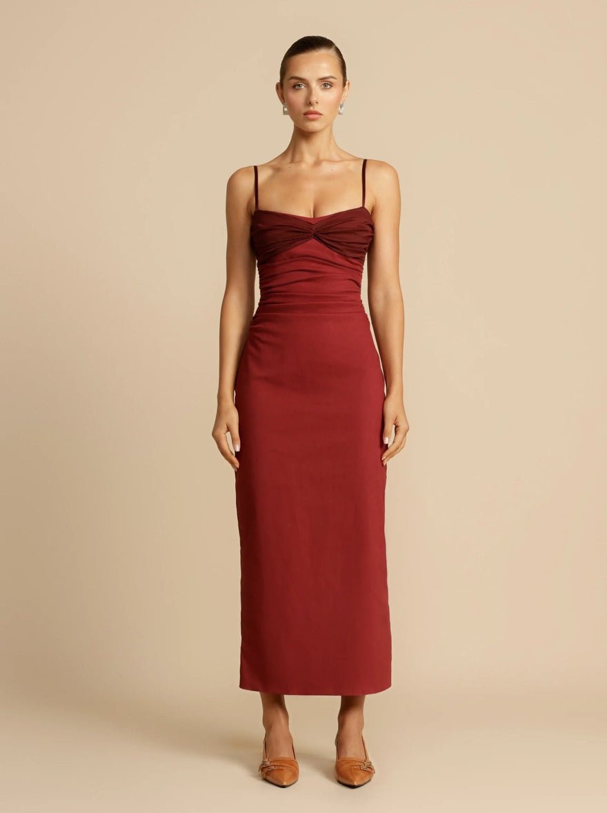 Arcina Ori Kinsley Dress Wine photo 4