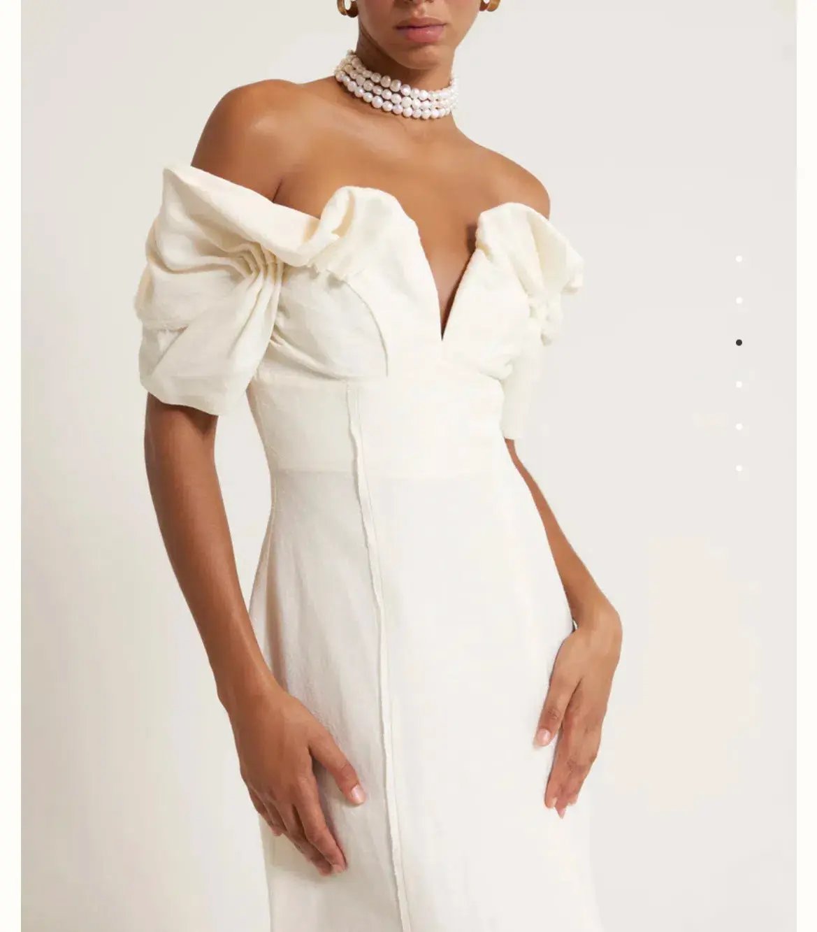 Cult Gaia Muna Dress Off White Size 12 photo 2