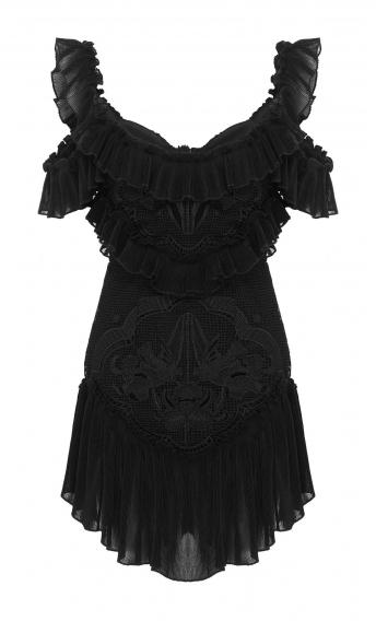 Lovebirds Dress Black Size 6 photo 4