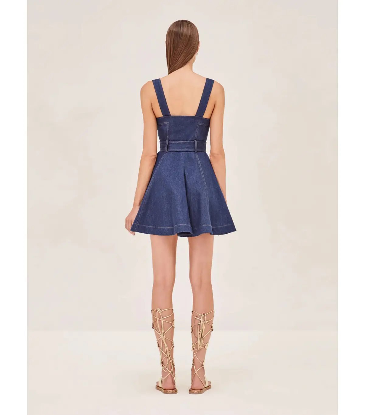 Alexis Danni Mini Denim Dress Blue Size XS / AU 6 photo 3