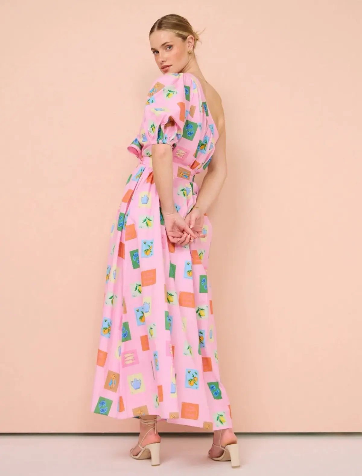 Palm Noosa Lotus Maxi Dress Pink Size 8 photo 2