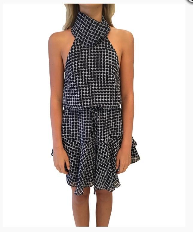 Shona Joy La Niña High Neck Drawstring Dress photo 2