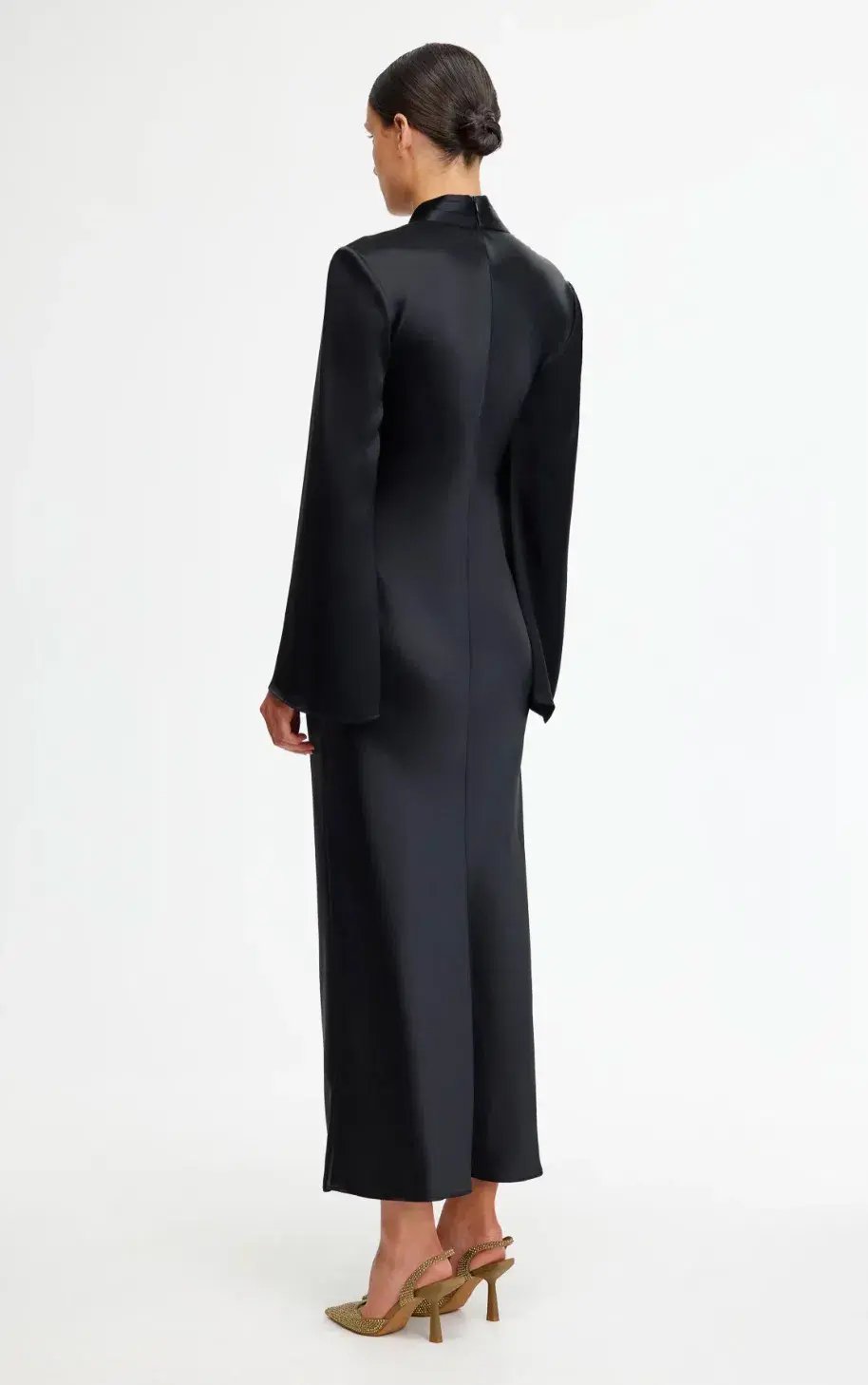 Acler Piccadilly Midi Black Size 16 photo 3