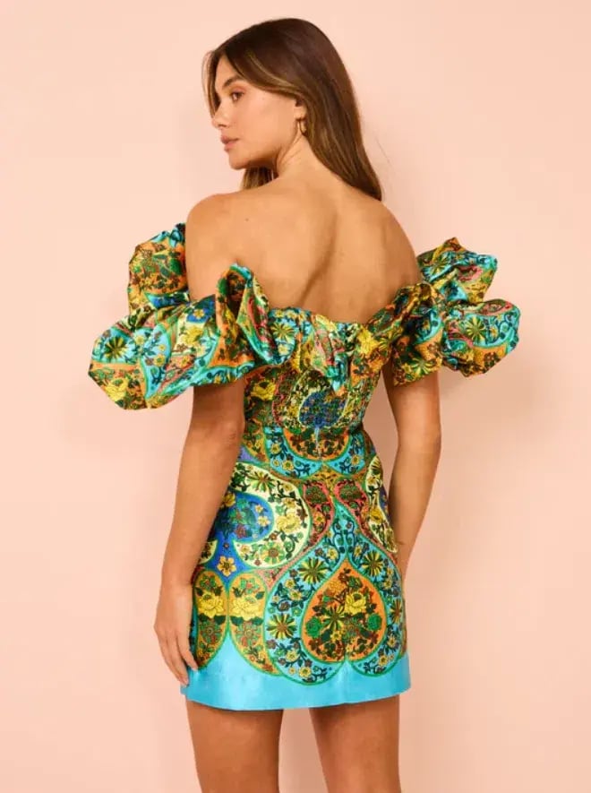 Alemais Sofie Off the Shoulder Mini Dress Multi Size 10 photo 3