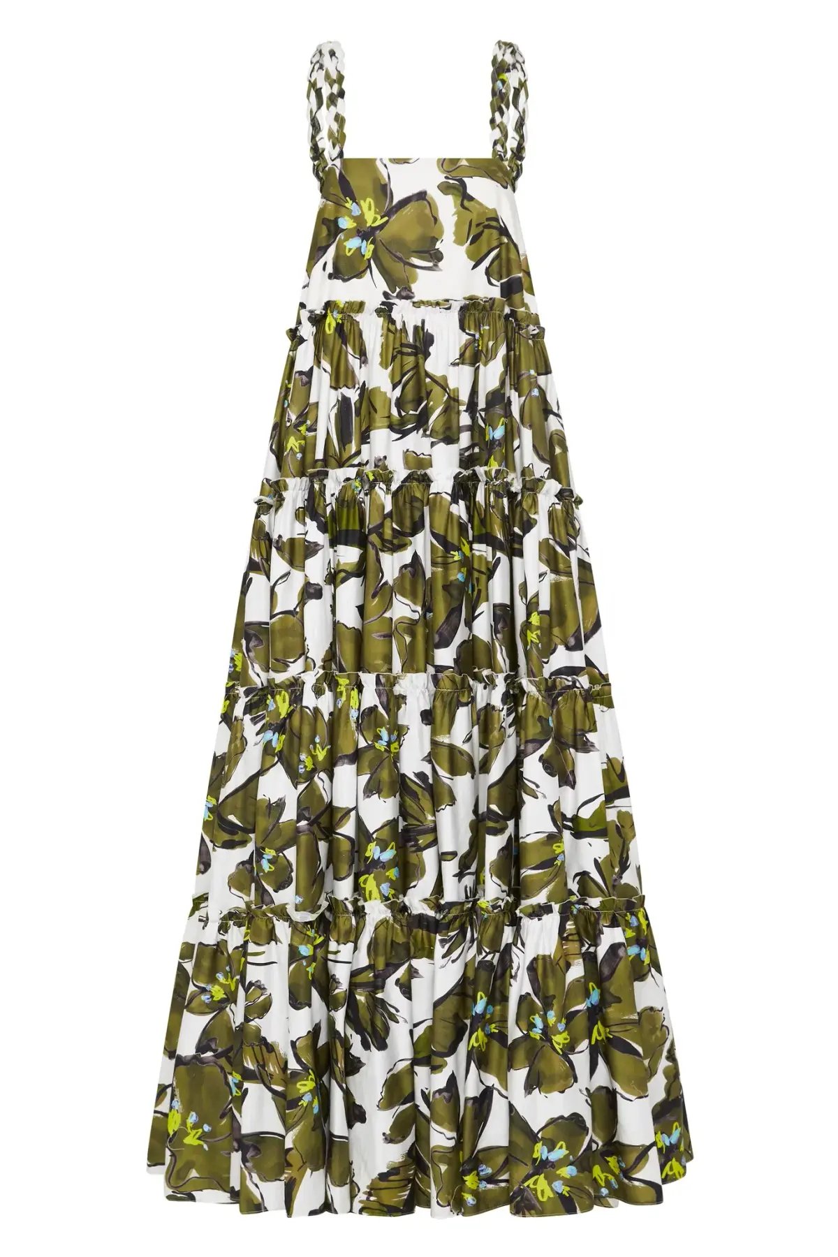 Aje Oasis Strap Maxi Dress Olive Leaf Size 4 photo 4