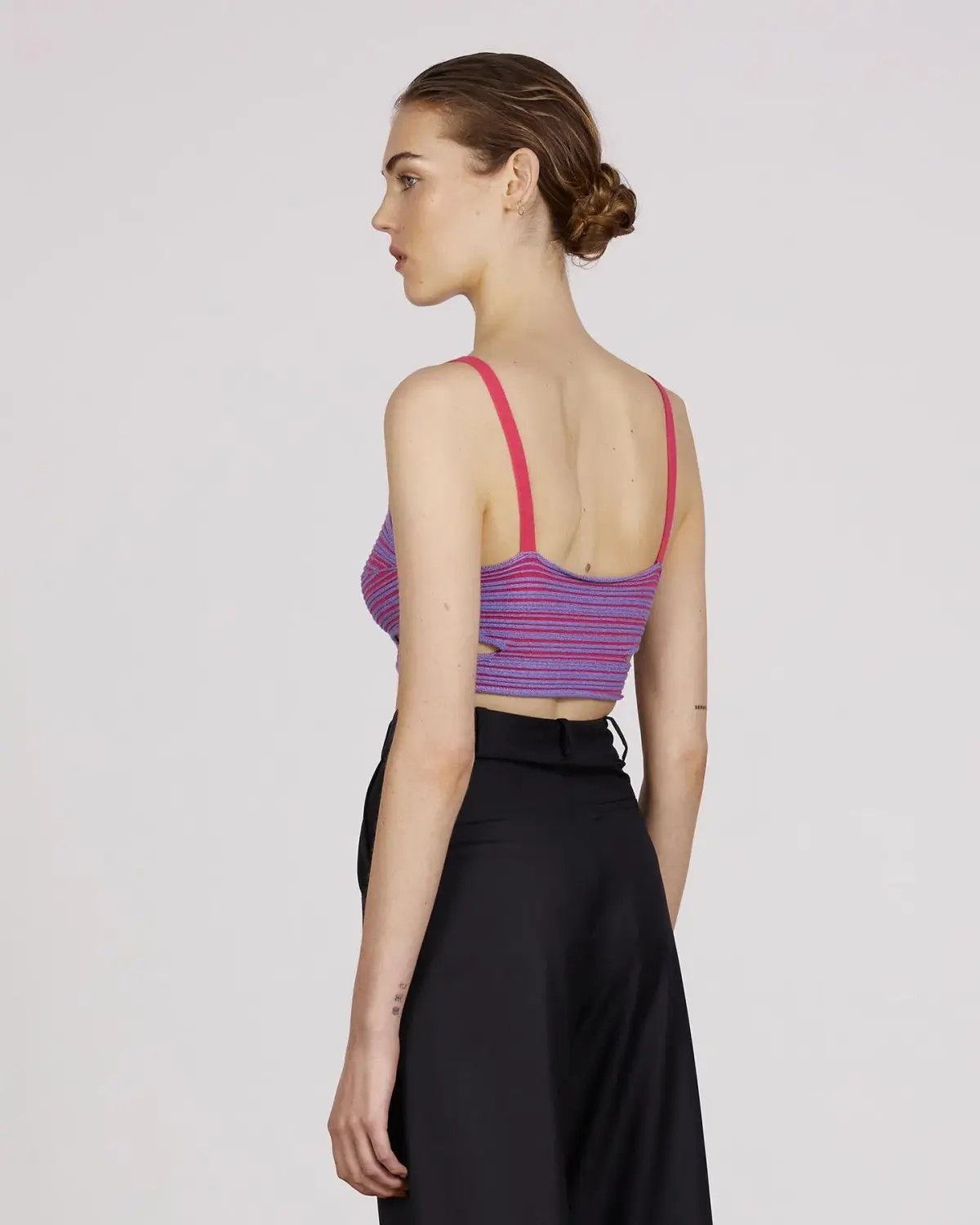 Anna Quan Viki Top Electric pink purple blue size 10 photo 3