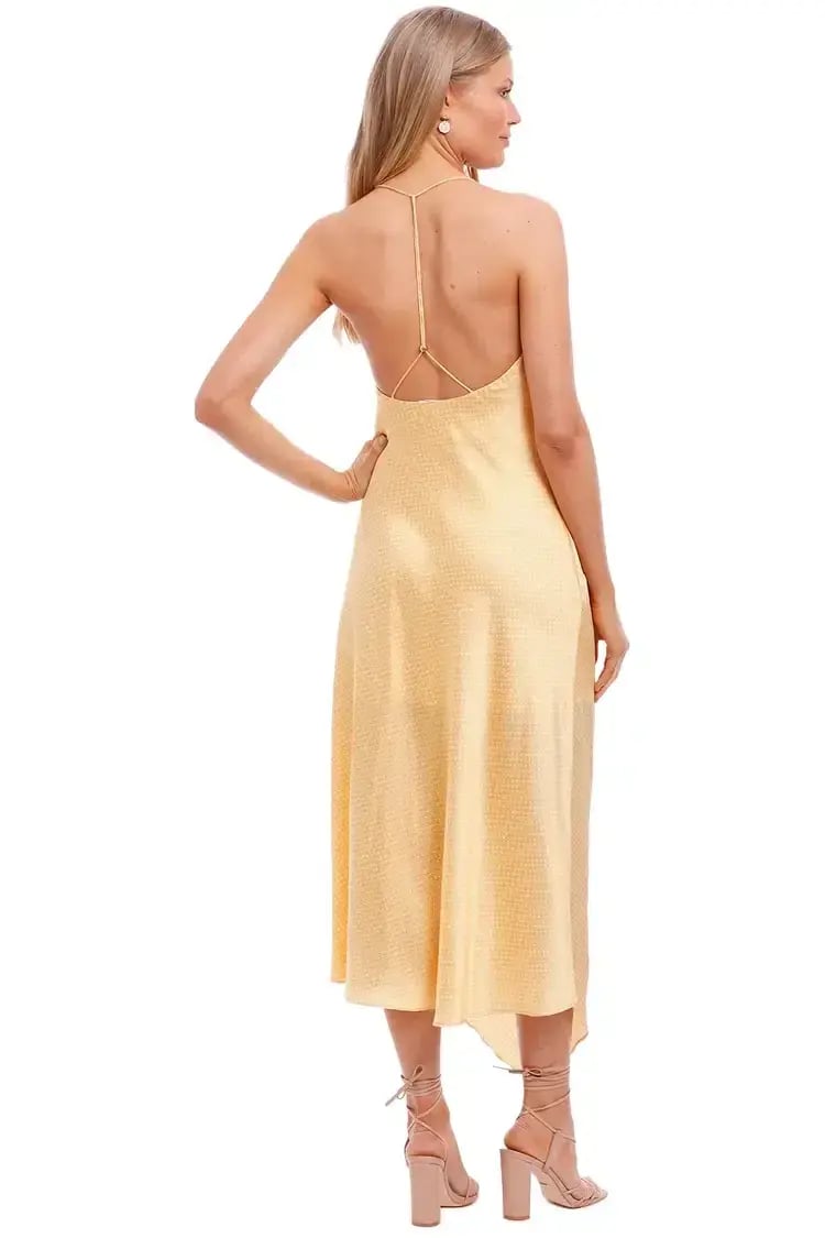 Significant Other One Another Dress in Yellow Size 10 photo 3