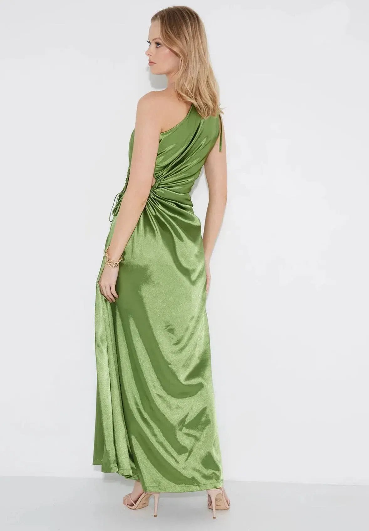 SONYA MODA Nour Maxi Dress Olive size 12 photo 3