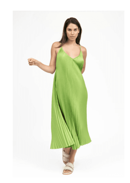 L'idee Bisous Strappy Gown Green Size 12 photo 2