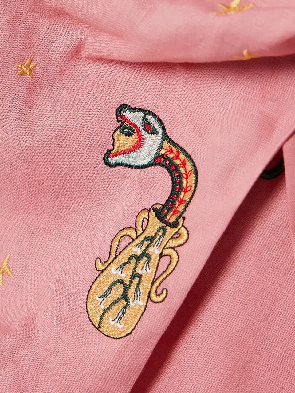 ALEMAIS Timmy Embroidered Shirt & Sarong Skirt Pink Size 10 AU photo 22