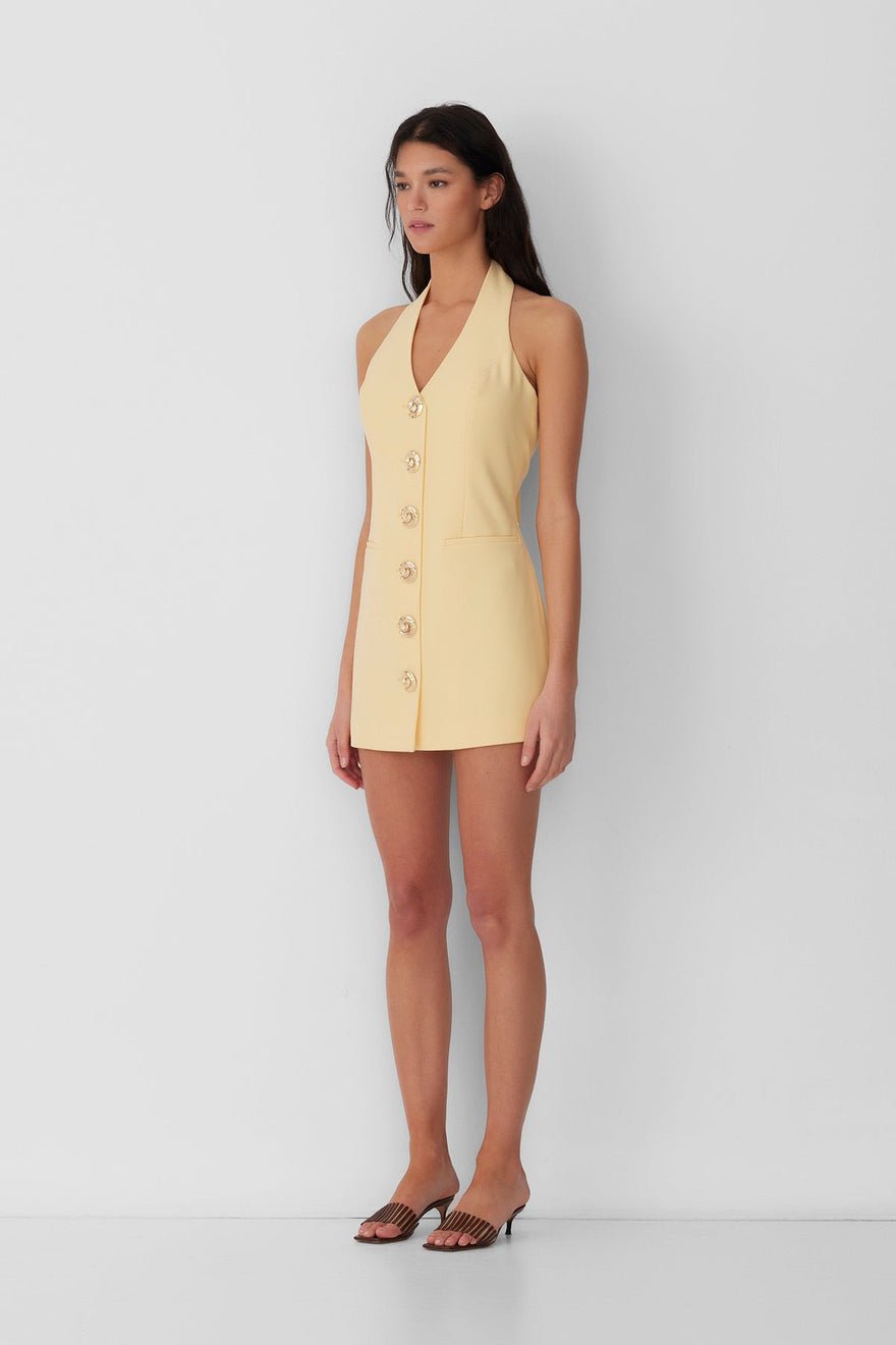 The Wolf Gang Irida Vest Dress - Butter photo 4