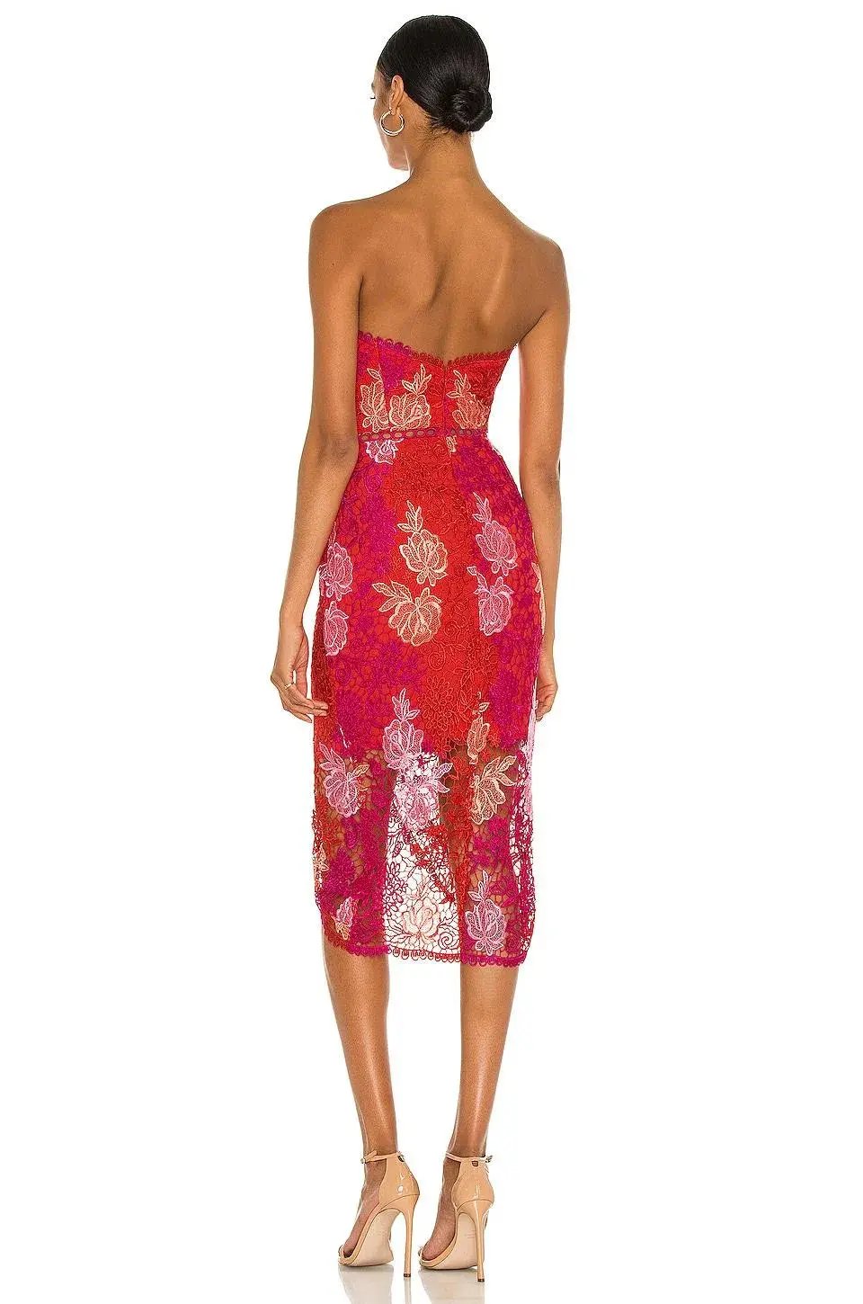 Elliatt Times Dress Pink Size 10 photo 3