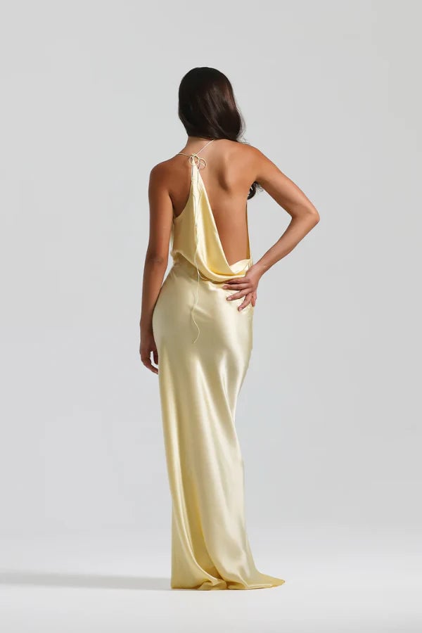 NATALIE ROLT GABI GOWN - LEMON photo 3