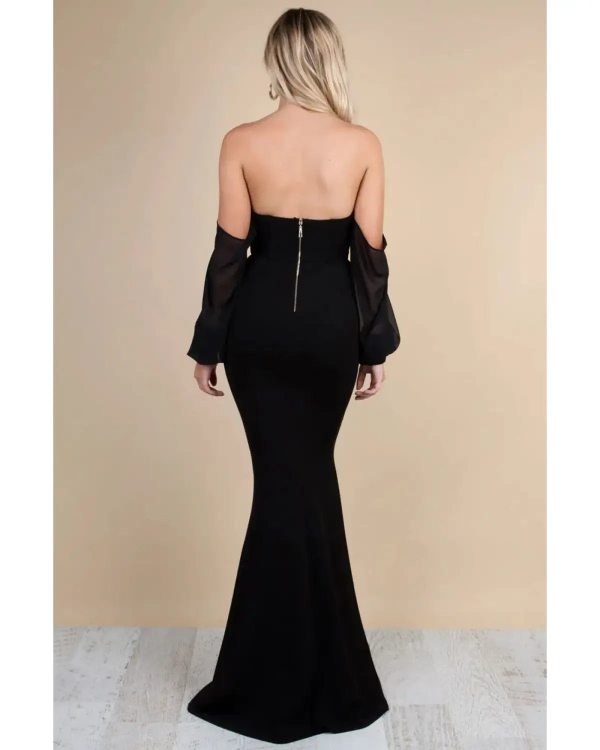 Zachary Lia Gown Black Size XS / AU 6 photo 2