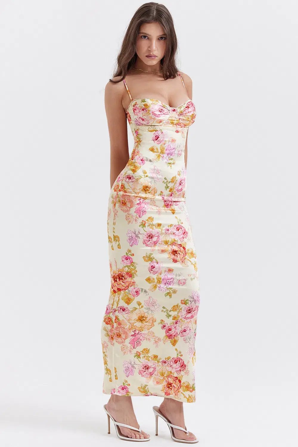 House Of CB Josefina Maxi Dress  Floral  Size M / 10 photo 4