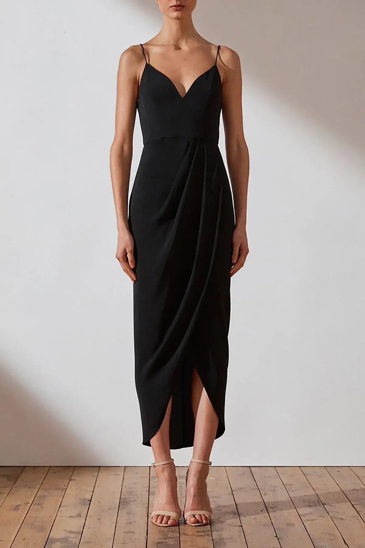 Shona Joy Dress Core Cocktail Dress Black Size 12 photo 2