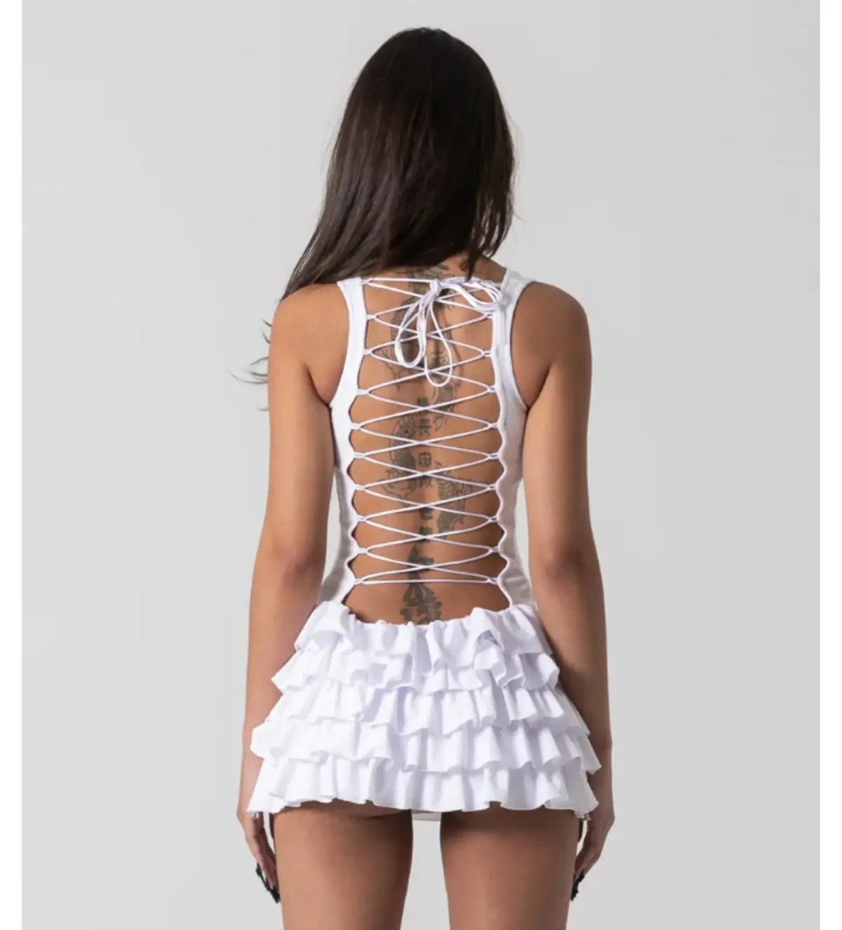 Bye Bambi Yurah Mini Dress White Size M / Size AU 10 photo 3
