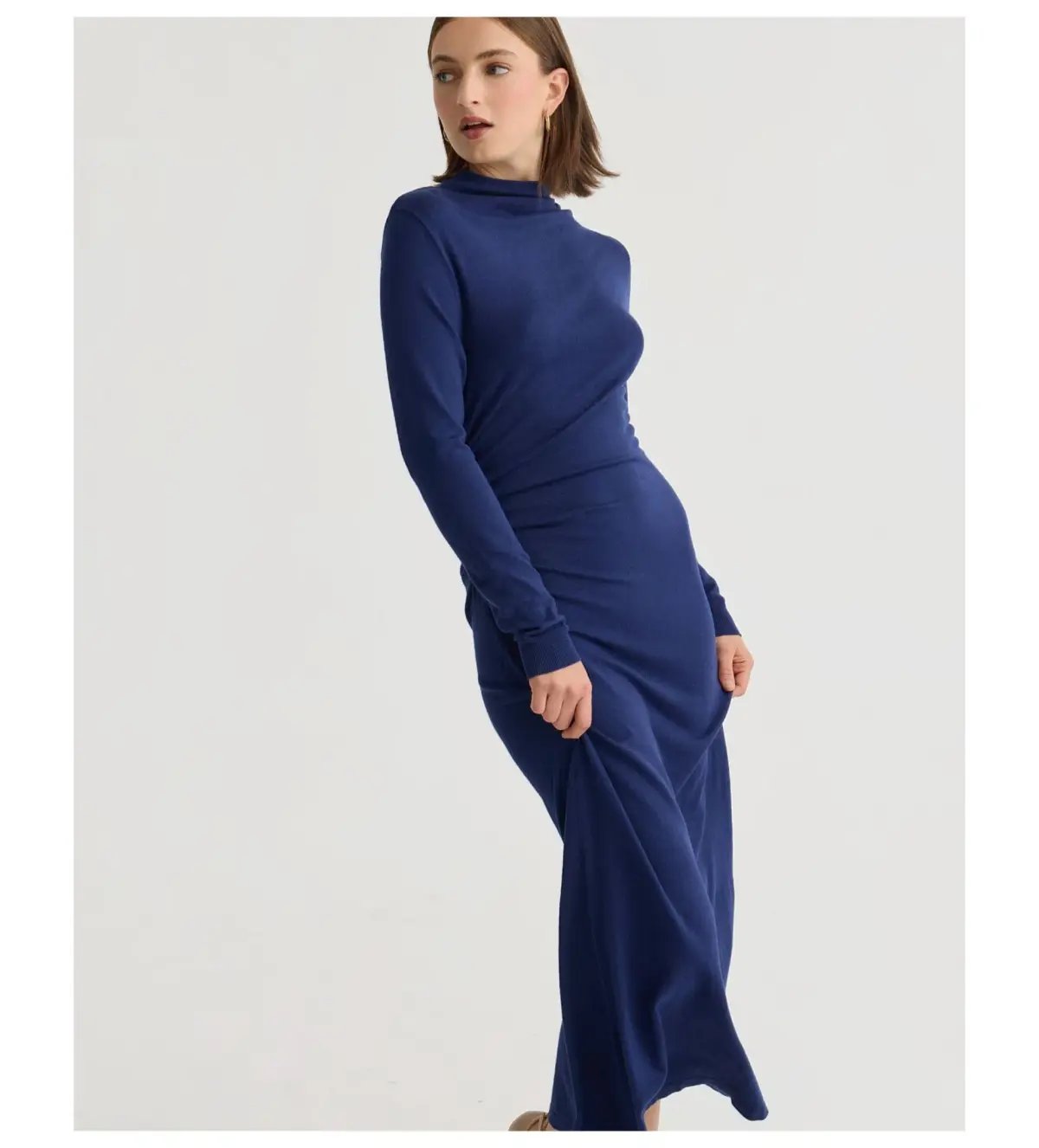 Oxford Nina Knitted Dress in Blue Size XS / AU 8 photo 4