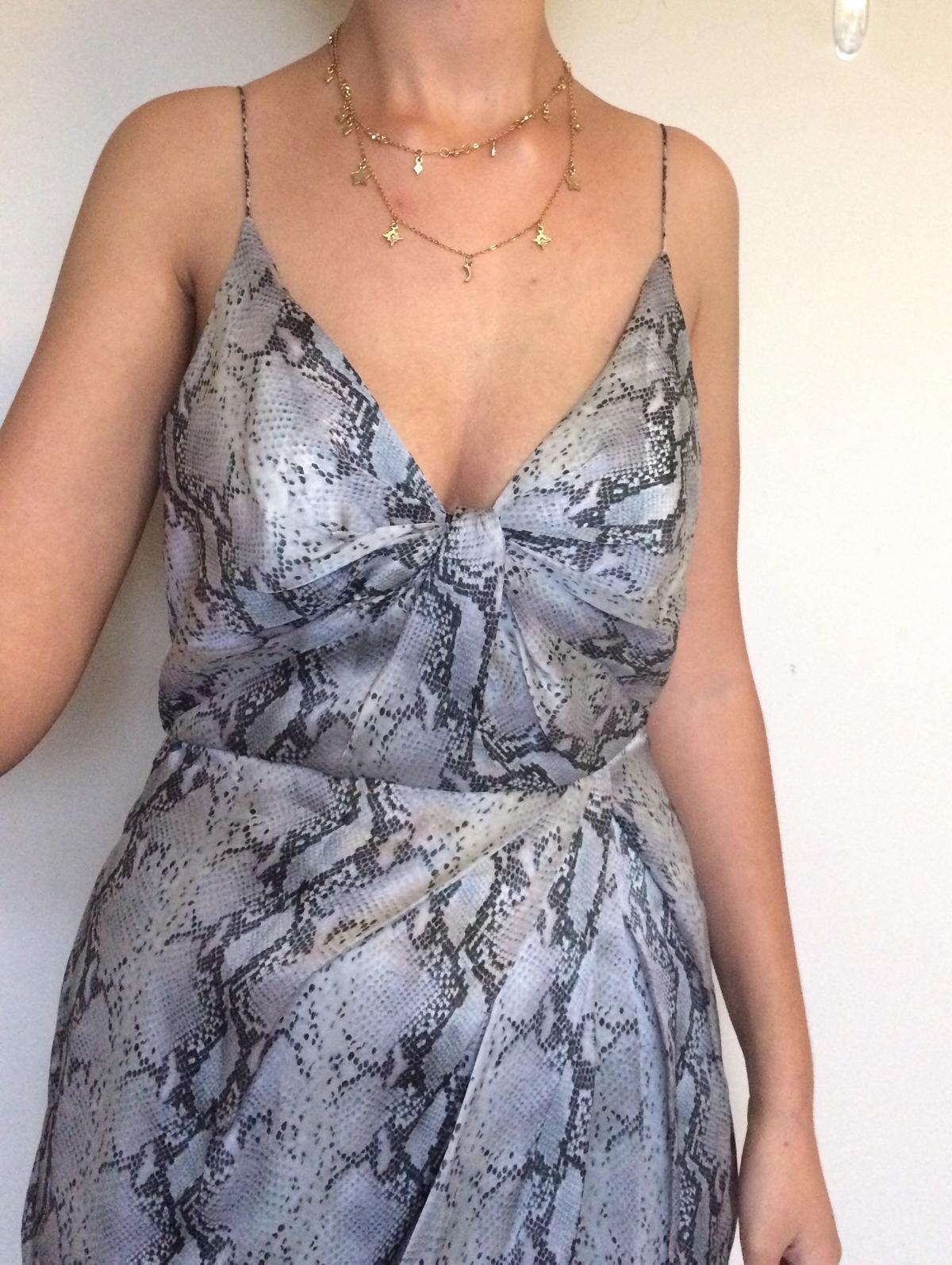 Zimmermann Snake Skin Cocktail Dress Print Size 1 / AU 10 photo 2