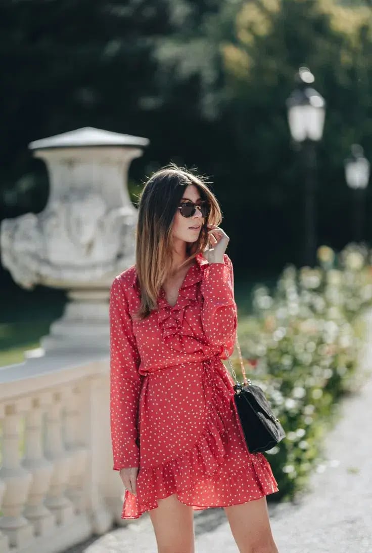 Realisation Par The Alexandra Mini Dress Red Star Size 6 photo 3