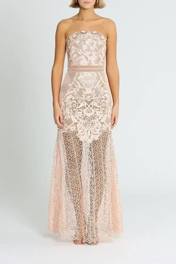 Grace and Hart Adele Gown in Blush Size 12 photo 4