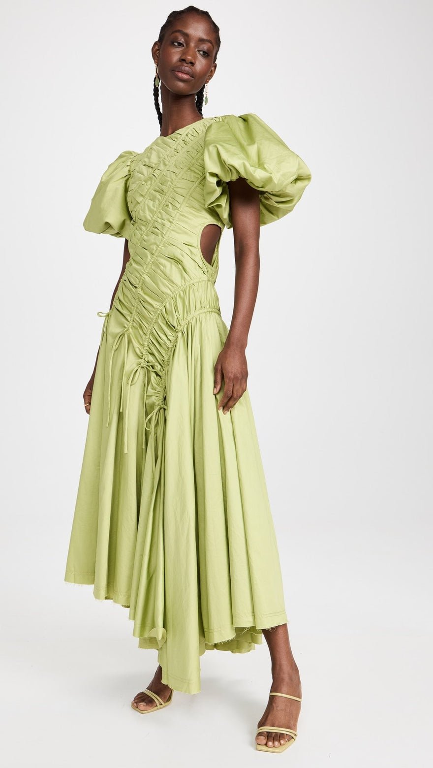 Aje Siren Drawstring Midi Dress photo 3