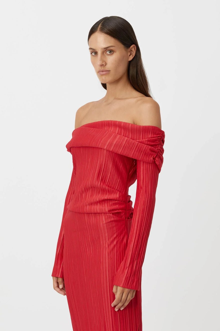 Camilla & Marc Shaw Dress - Red photo 4
