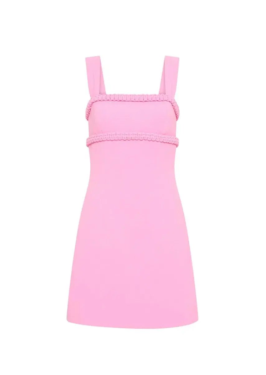 Rebecca Vallance Rochelle Mini Dress Pink Size AU 8 photo 5