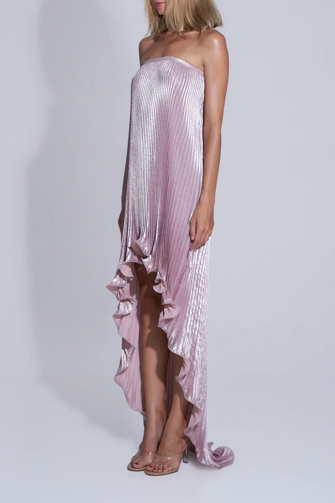 L'Idee Feminite Gown in Dusty Shimmer Size 12 photo 4